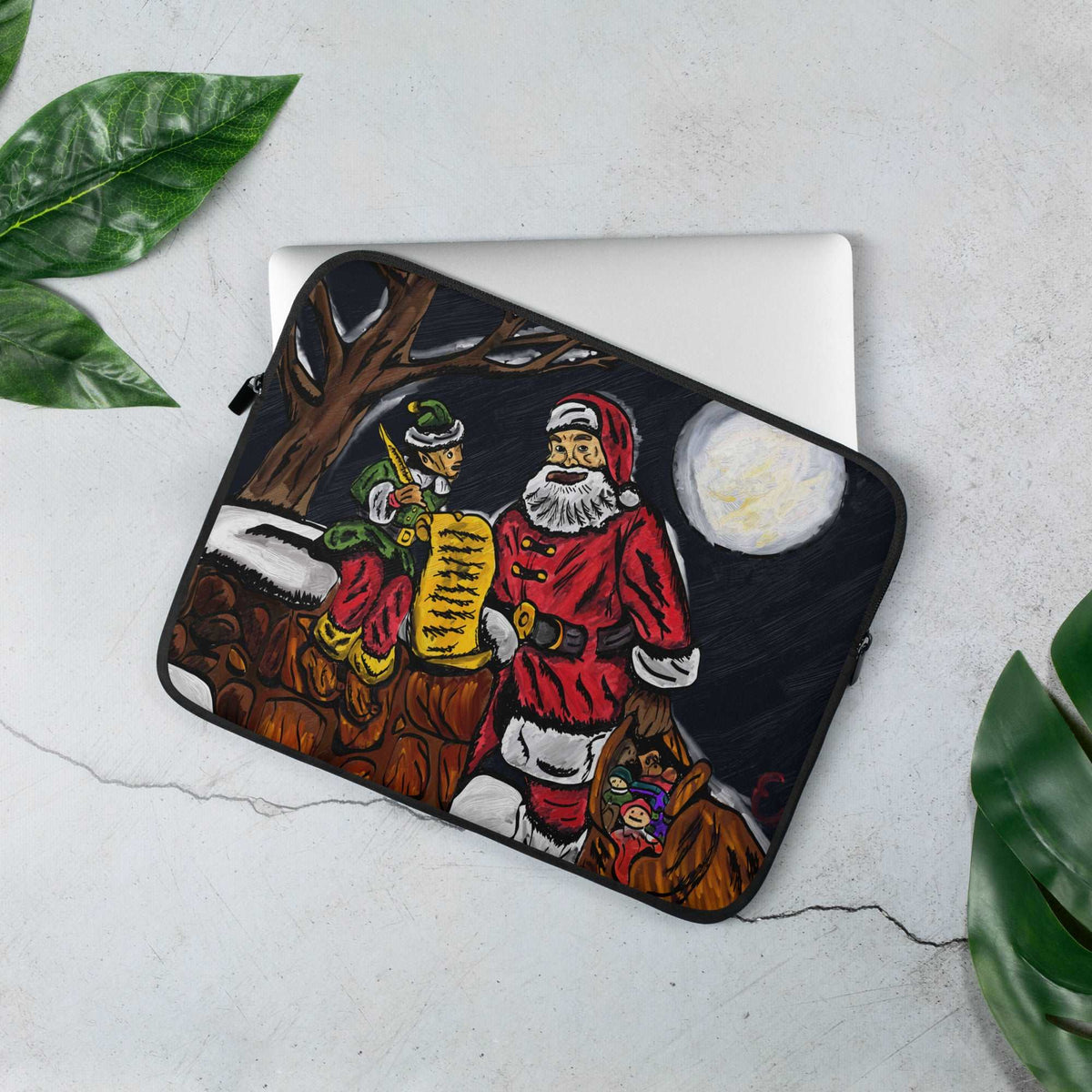 A Night With Santa Laptop Sleeve