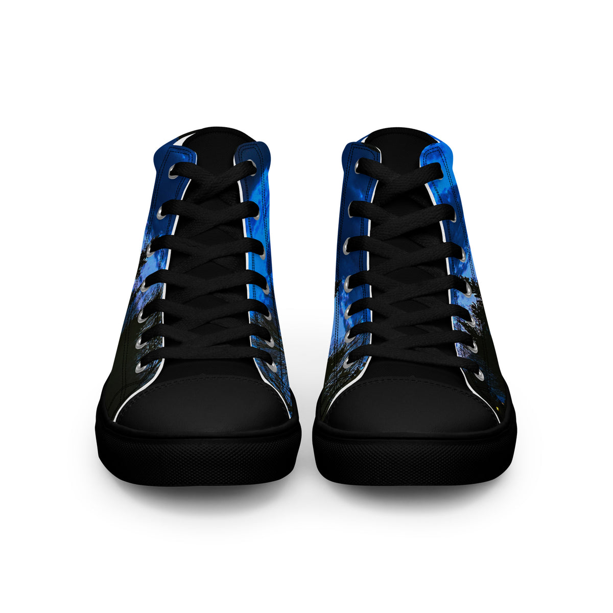 Deep Cyan Sky Men’s high top