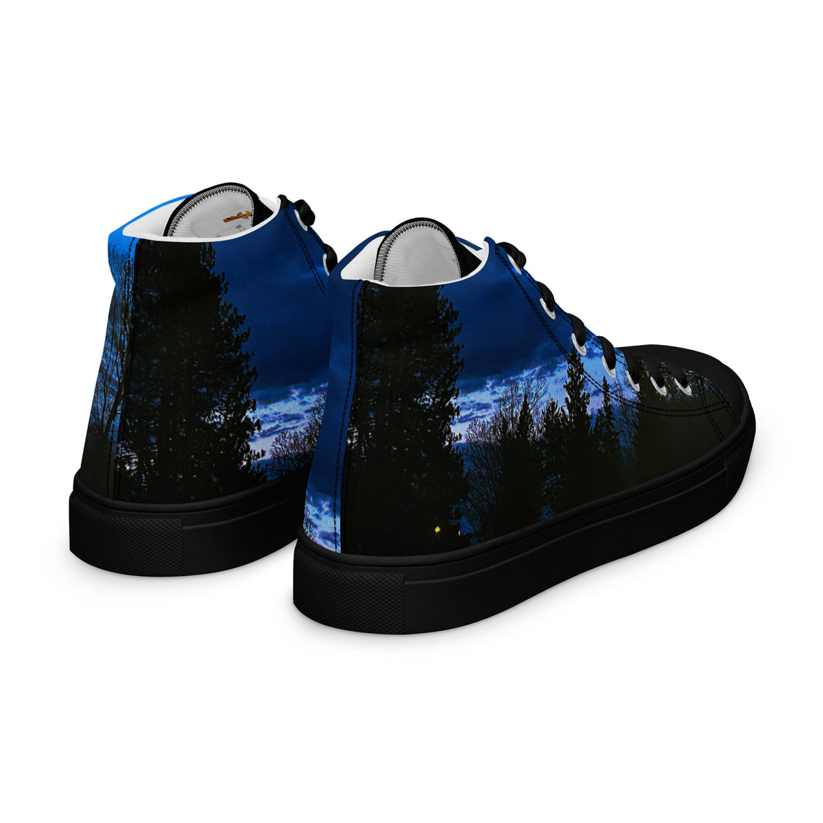 Deep Cyan Sky Men’s high top