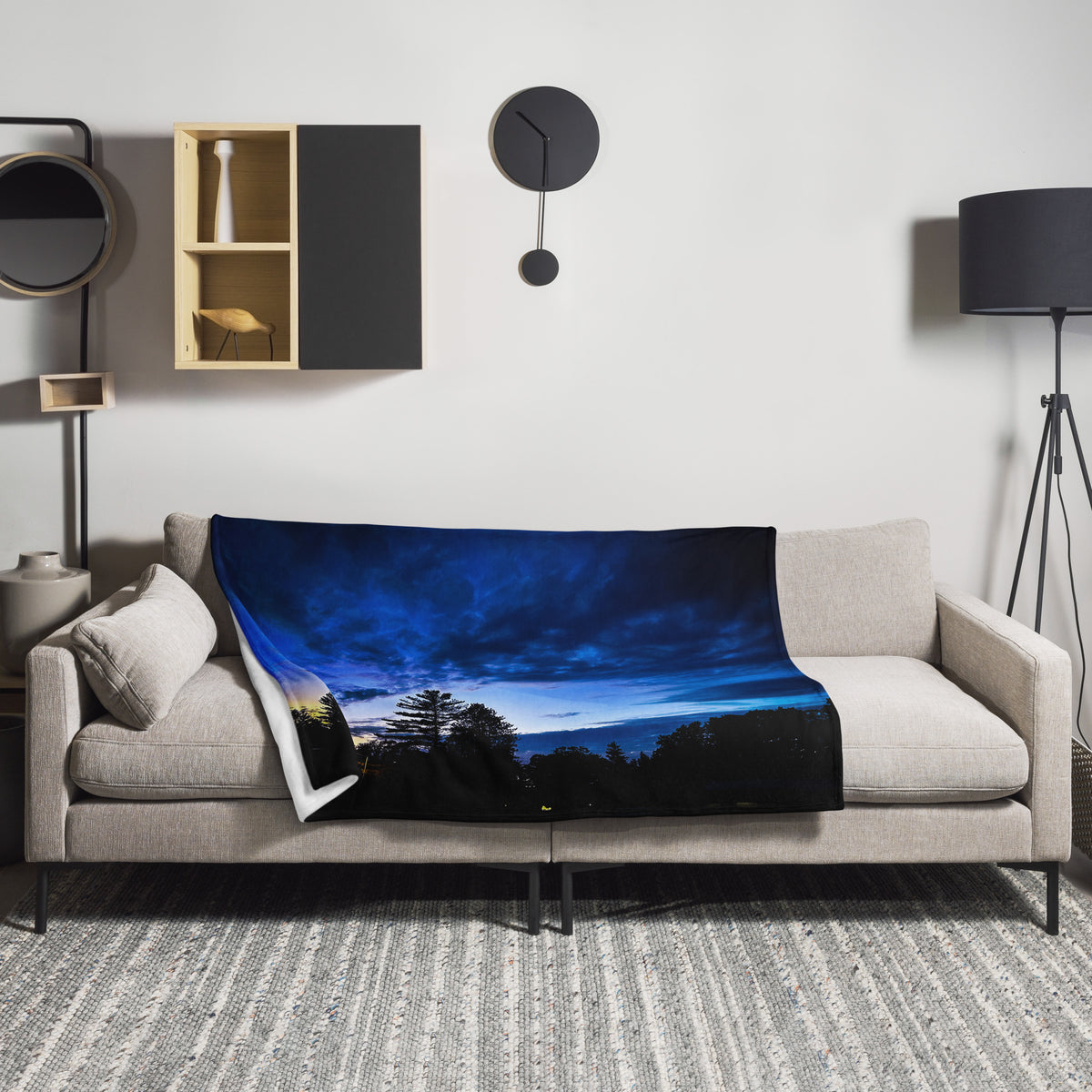 Sky Eye Throw Blanket