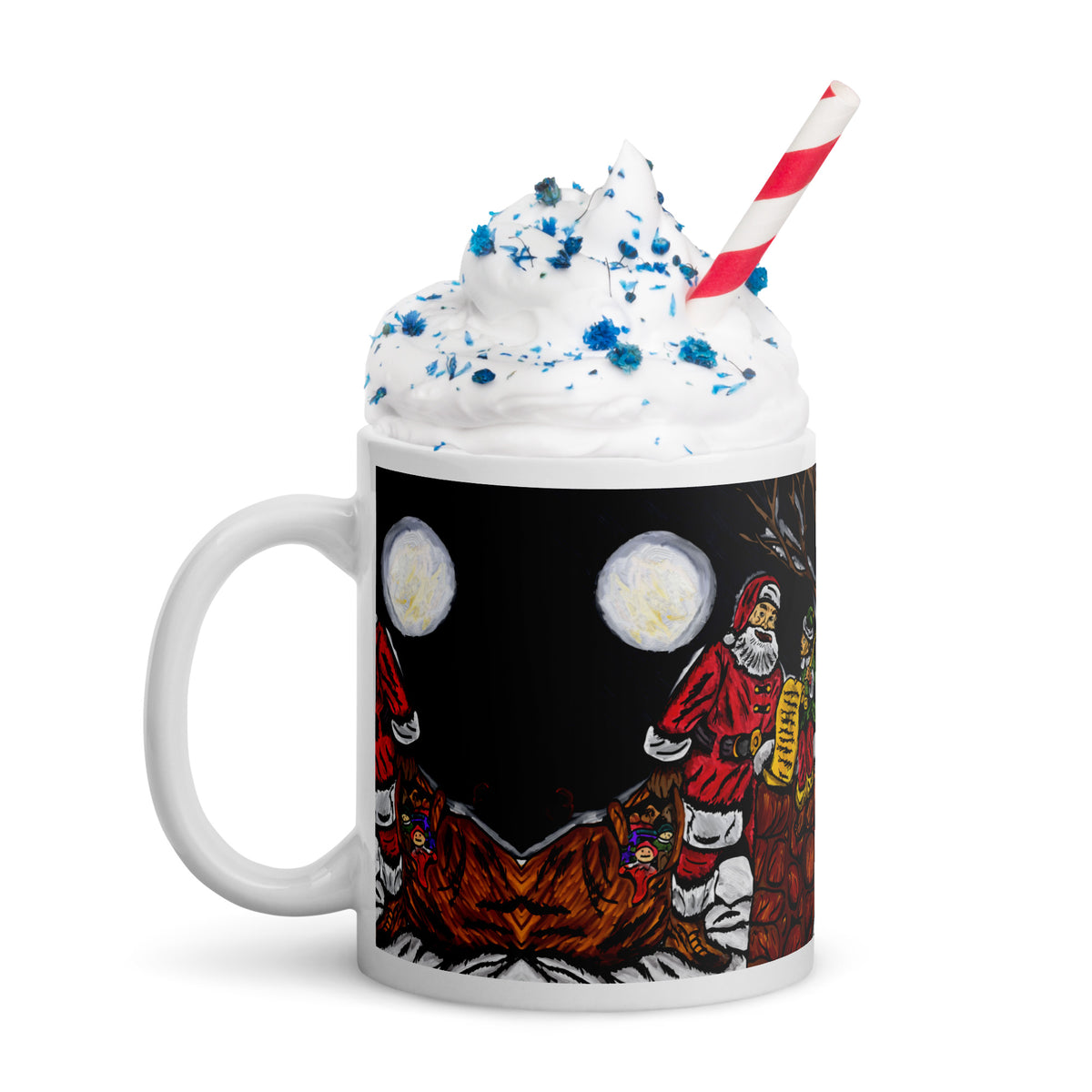 A Night With Santa glossy mug