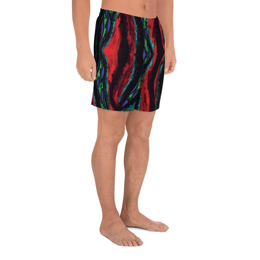 Red Python Athletic Shorts