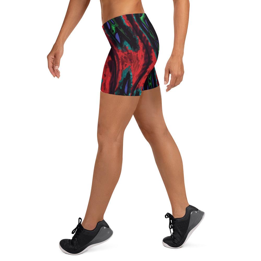 Red Python Women's Shorts